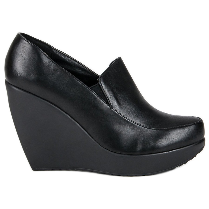 J. Star Salto de cunha preta preto