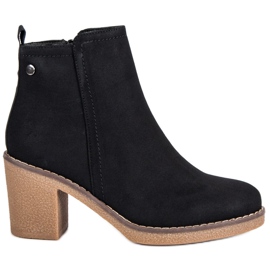 Clowse Botas pretas de outono preto