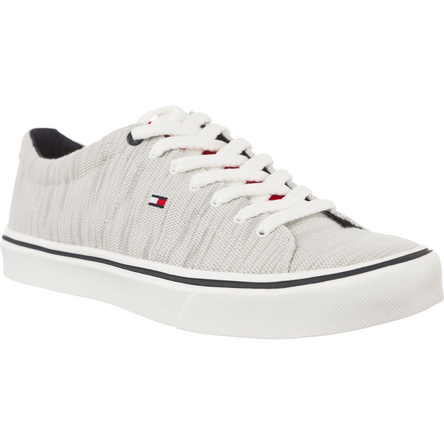 Tommy Hilfiger Leve malha sapatilha 001 cinza