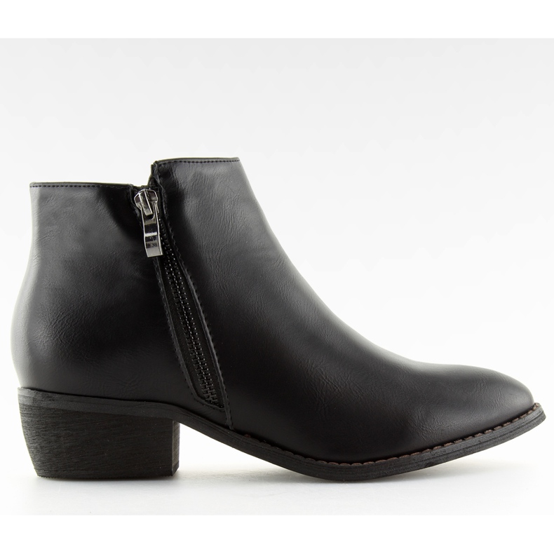Botas pretas Chelsea para mulheres 9082 pretas preto
