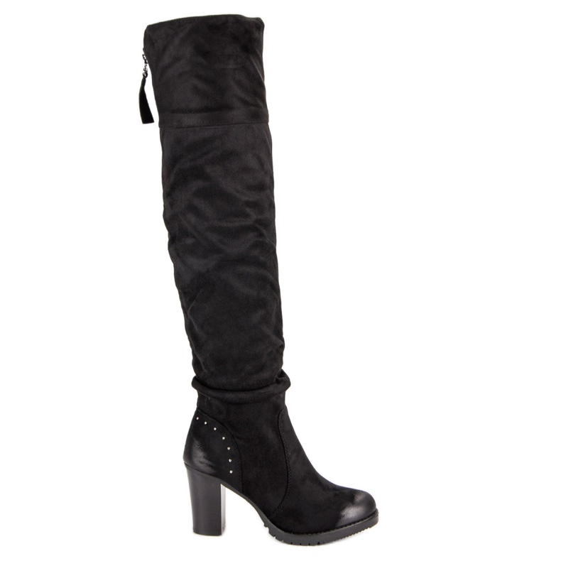 Botas femininas casuais VINCEZA preto
