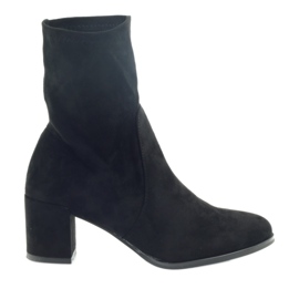 Botas de lycra pretas por Sergio leone preto