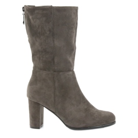 Botas escuras bota Coffe Sergio leone bege