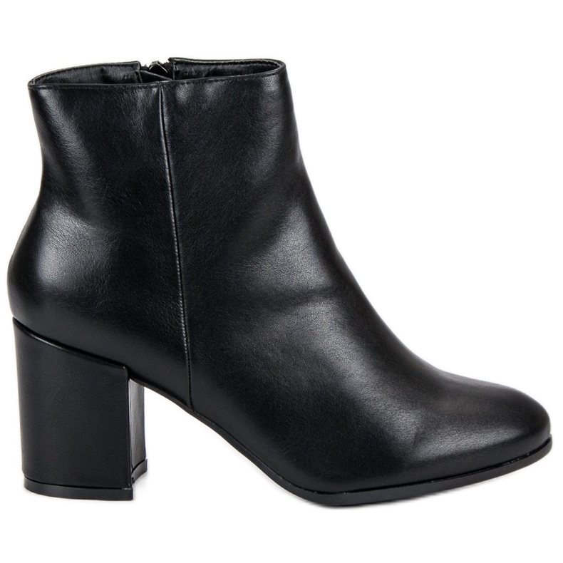 Weide Botas pretas quentes até o tornozelo preto