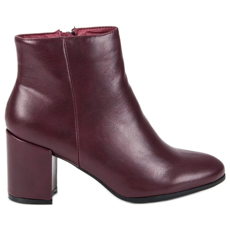 Weide Botas isoladas Claret vermelho