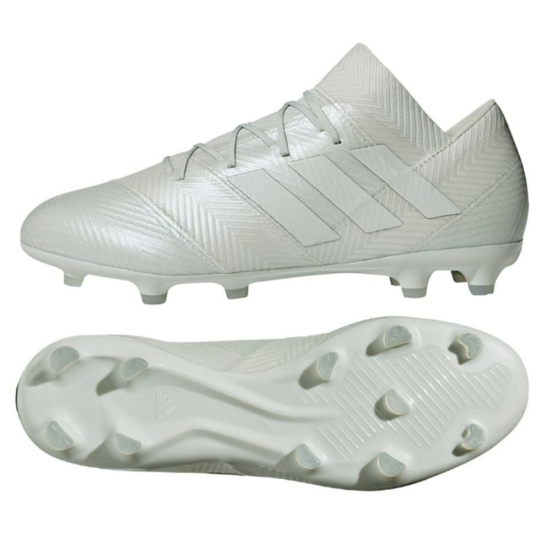 As chuteiras adidas Nemeziz 18.2 Fg branco
