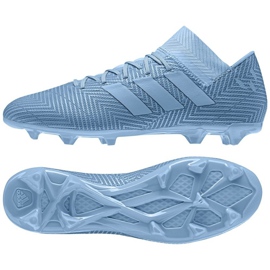 Chuteiras Adidas Nemeziz 18.3 FG M DB2112 azul