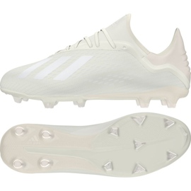 Chuteiras Adidas X 18.2 Fg M DB2181 branco Chuteiras Adidas X 18.2 Fg M DB2181 branco