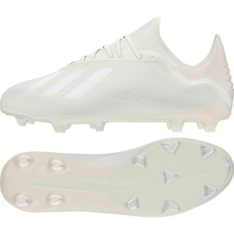 Chuteiras Adidas X 18.2 Fg M DB2181 branco Chuteiras Adidas X 18.2 Fg M DB2181 branco