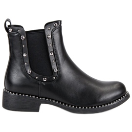 Erynn Botas Rock Boot Jodhpur preto