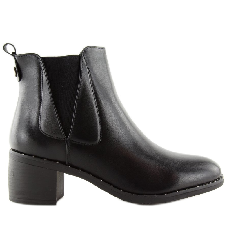 Botas pretas Chelsea, pretas 8932 pretas preto