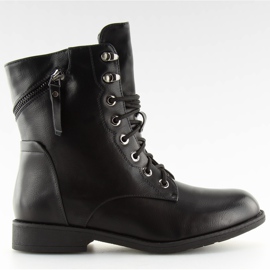 Botas de amarrar pretas workery 168-177 pretas preto