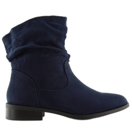 Botas femininas azul marinho 1126-PA DK.BLUE azul-marinho