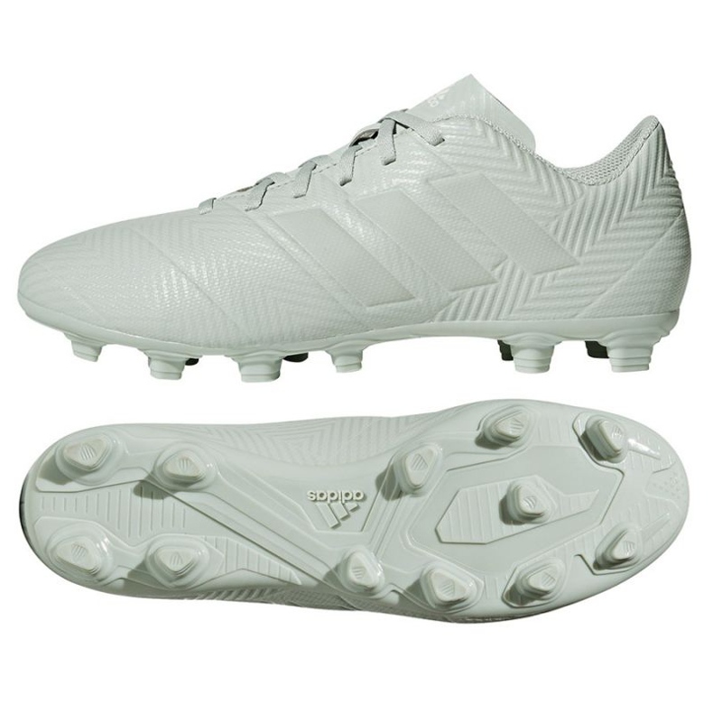 As chuteiras adidas Nemeziz 18.4 FxG M branco