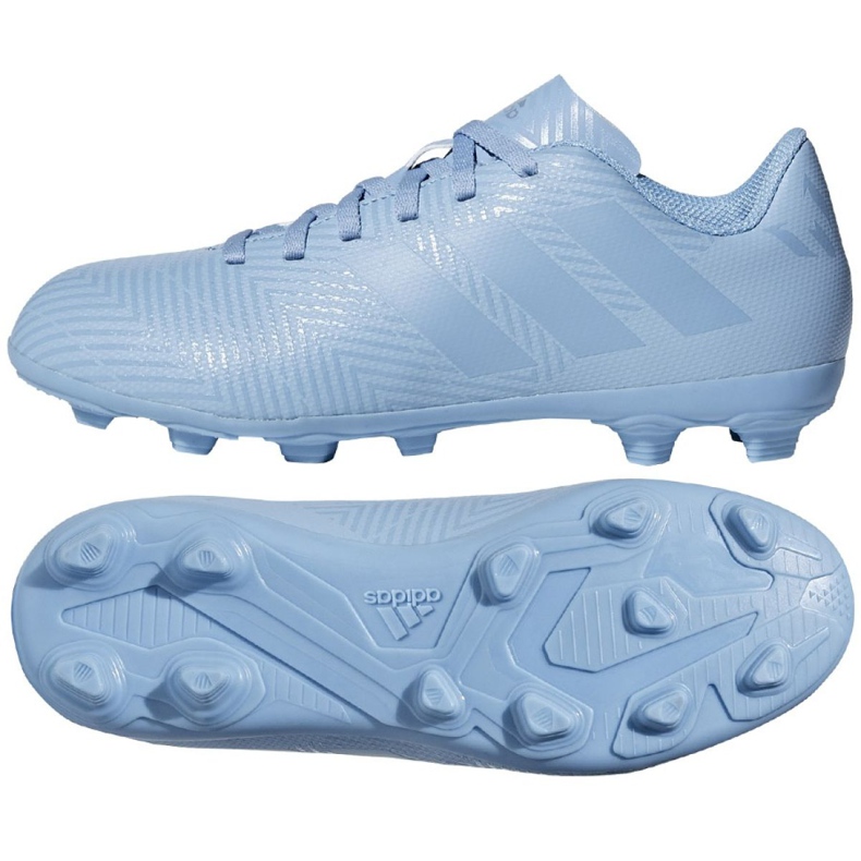 Chuteiras Adidas Nemeziz Messi 18.4 FxG Jr DB2368 multicolorido azul