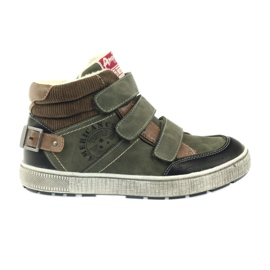 American Club sapatos de esportes de inverno verde 17779