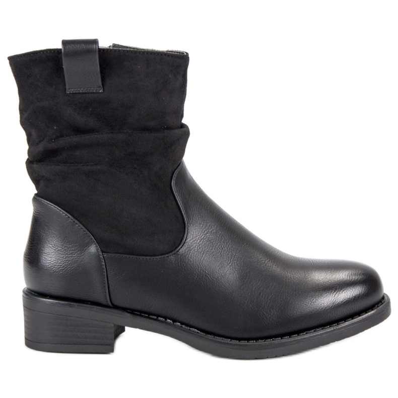 Botas pretas trabalhadoras preto