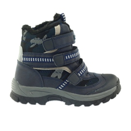 American Club Botas americanas botas botas de inverno 87433 azul marinho branco preto