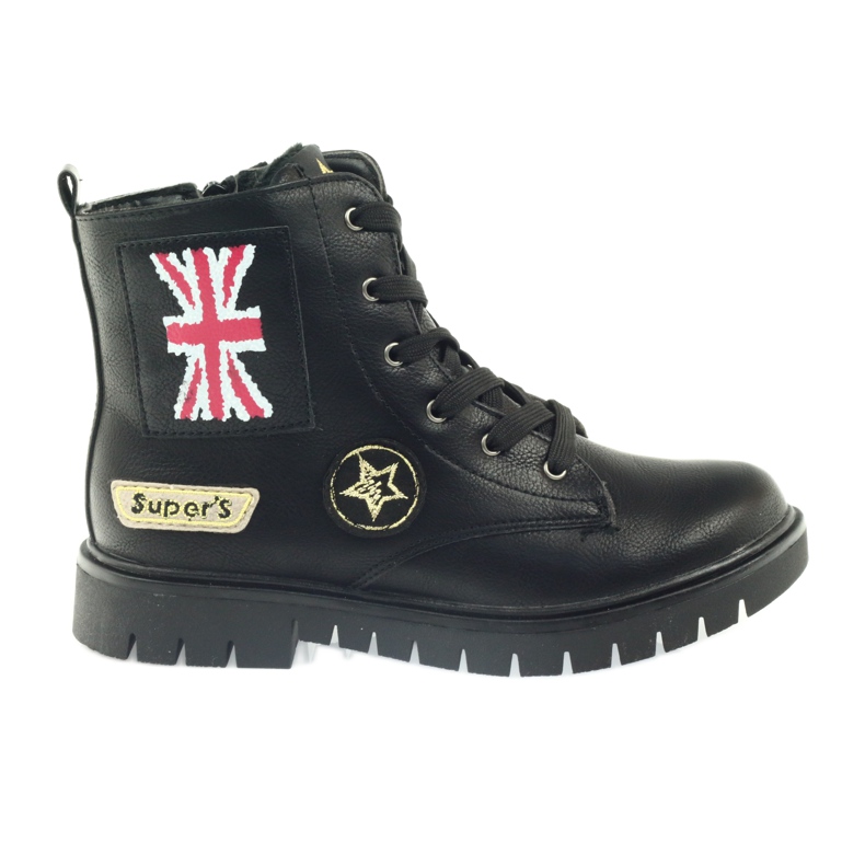 American Club Super botas de inverno Workers americanas preto amarelo vermelho