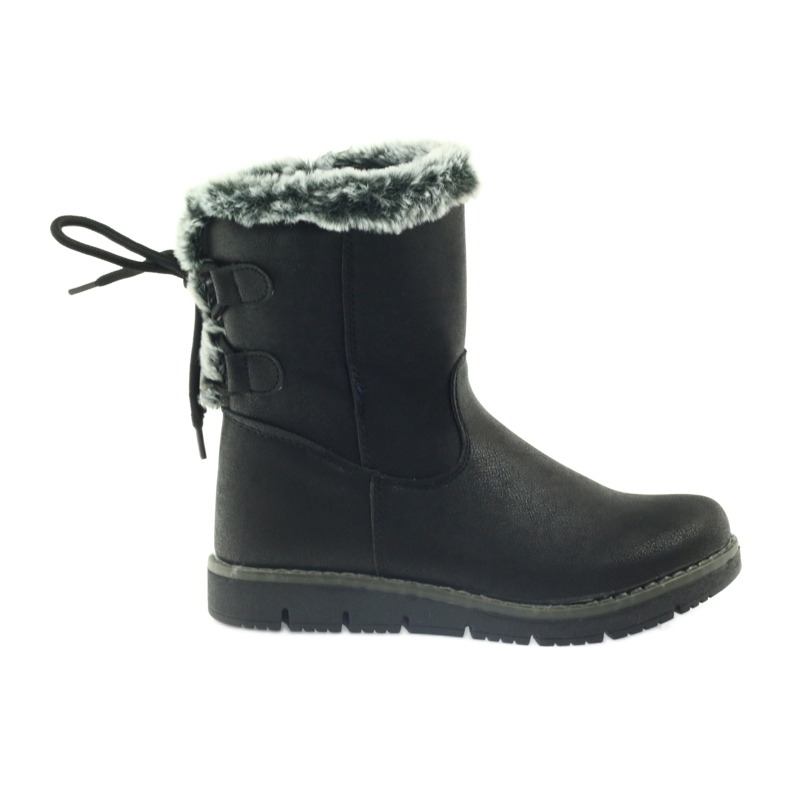 American Club Botas de cano altas americanas de inverno com estanho preto