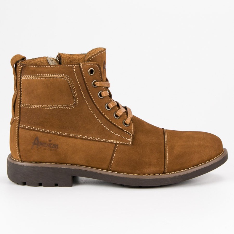 American Club Botas americanas casuais castanho