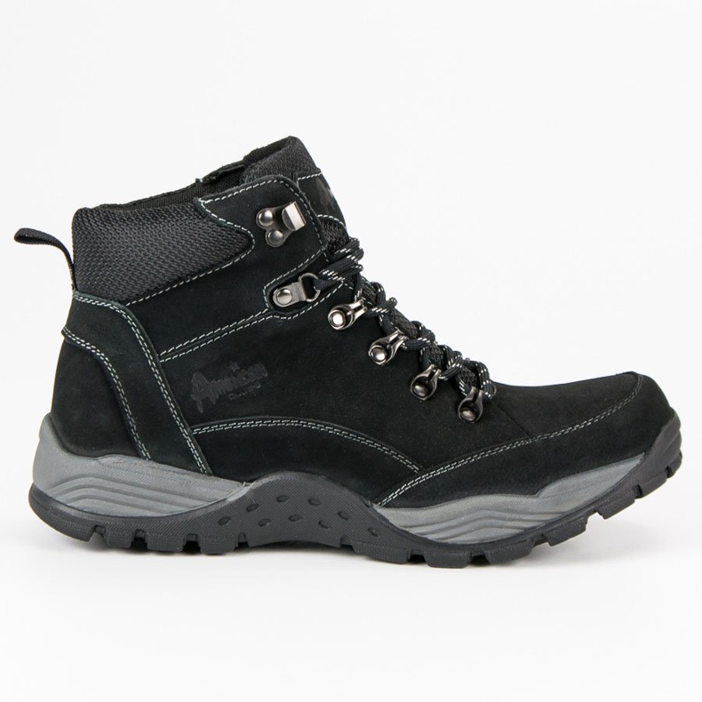 American Club Caçadores americanos de couro preto