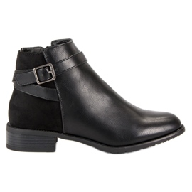 Anesia Paris Botas femininas clássicas preto