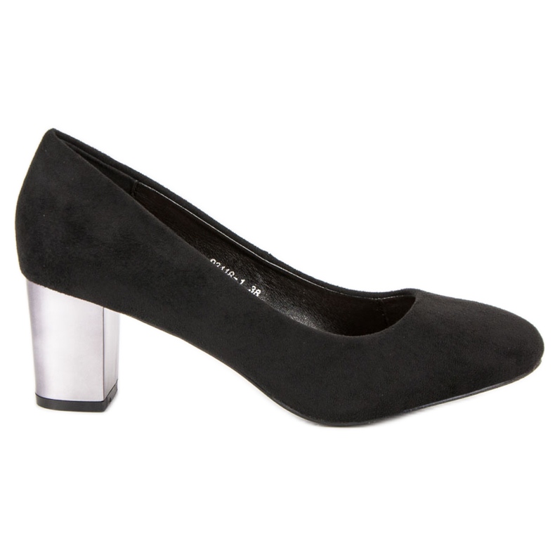 Bombas elegantes preto