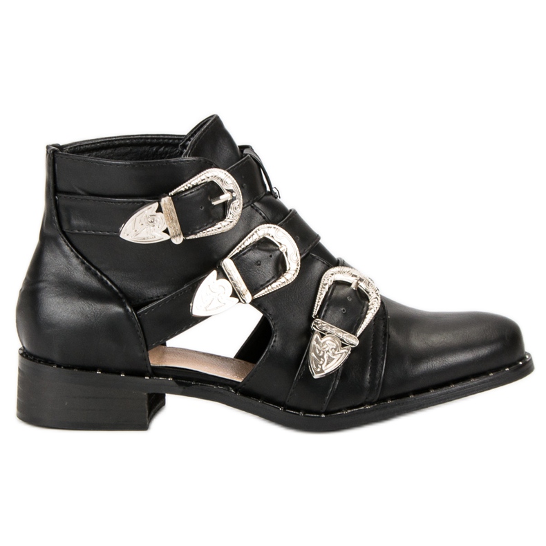 Botas femininas elegantes preto