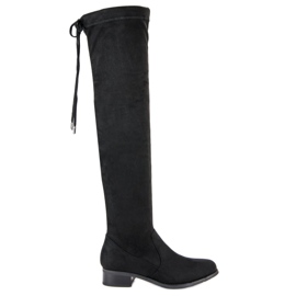 Seastar Botas altas elegantes na coxa preto Seastar Botas altas elegantes na coxa preto