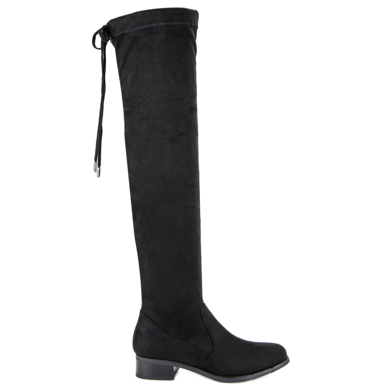 Seastar Botas altas elegantes na coxa preto