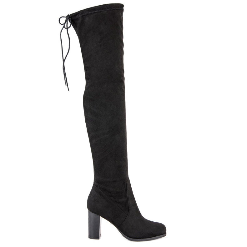 Seastar Botas pretas no poste preto