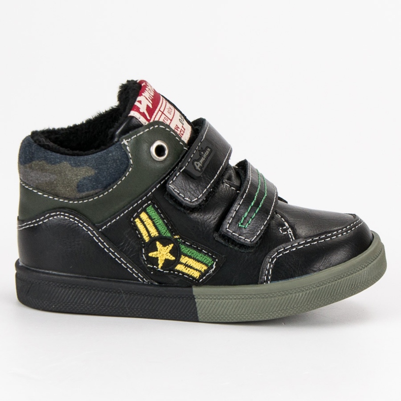 American Club Sapatinhos americanos preto