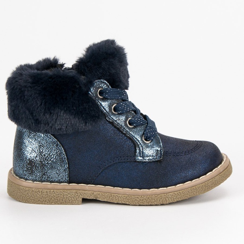 American Club Botas americanas das meninas azul