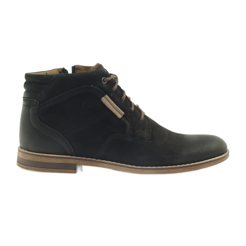 Botas Riko Botas Jodhpur sapatos masculinos com zíper preto Botas Riko Botas Jodhpur sapatos masculinos com zíper preto