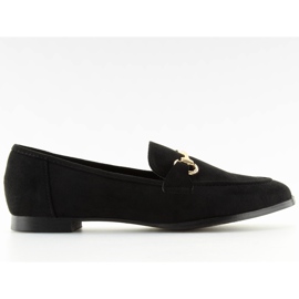 Mocassins negros das mulheres 369-11 II-GAT preto