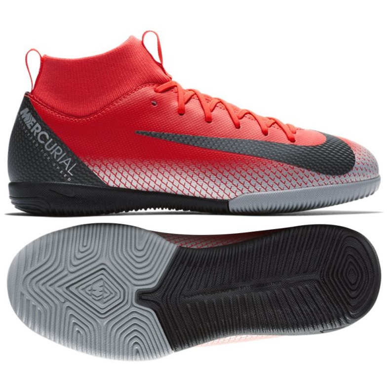 Sapato interior Nike Mercurial Superfly 6 vermelho