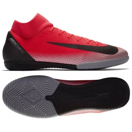 Sapato interior Nike Mercurial Superflyx 6 vermelho Sapato interior Nike Mercurial Superflyx 6 vermelho