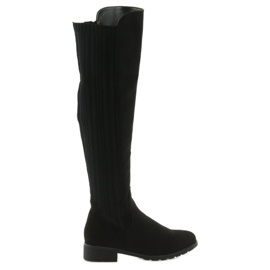 Botas pretas com meia Filippo preto