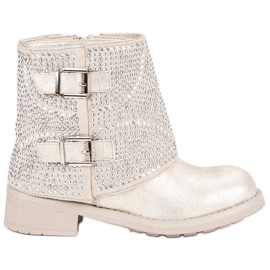 SDS Botas femininas elegantes marrom