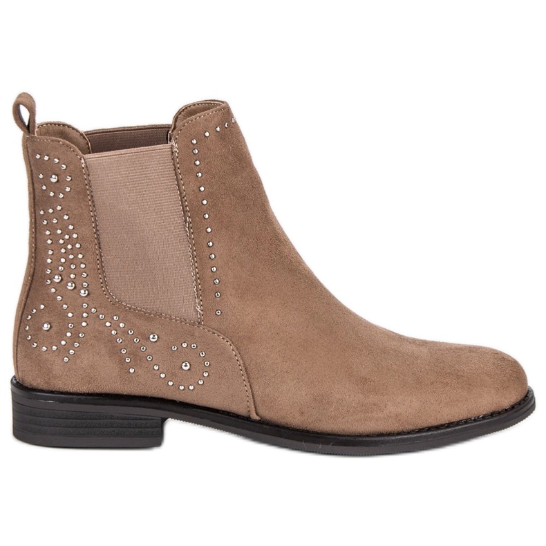 Groto Gogo Botas Chelsea casuais castanho