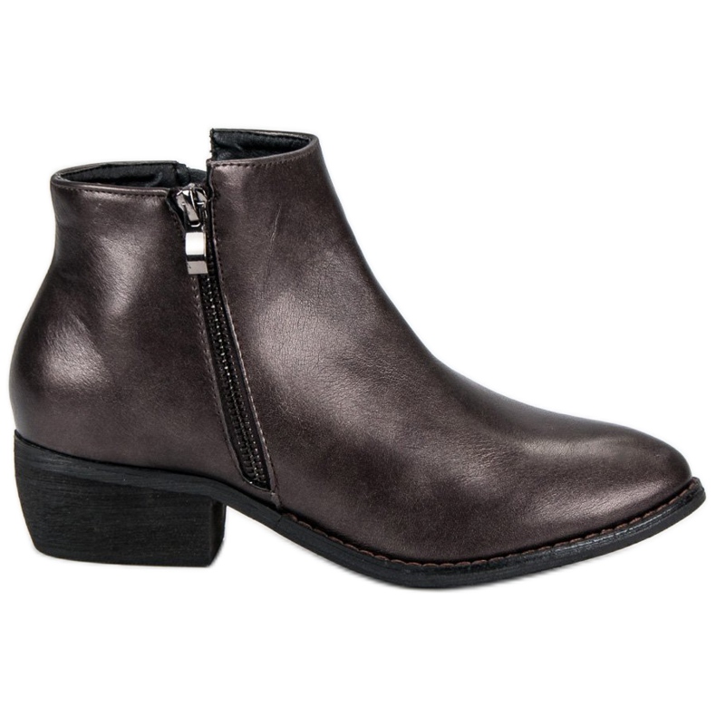 Sweet Shoes Botas femininas elegantes cinza