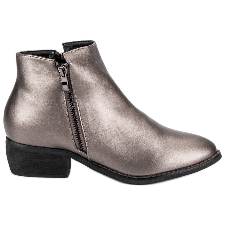 Sweet Shoes Botas femininas elegantes cinza