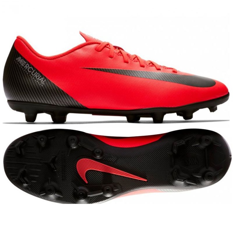 Chuteira Nike Mercurial Vapor 12 vermelho