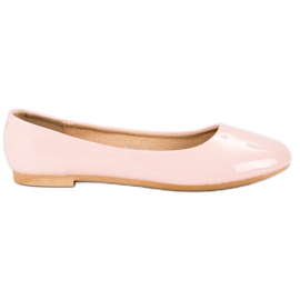 Top Shoes Bailarinas lacadas rosa