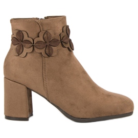Kylie Botas de camurça marrom