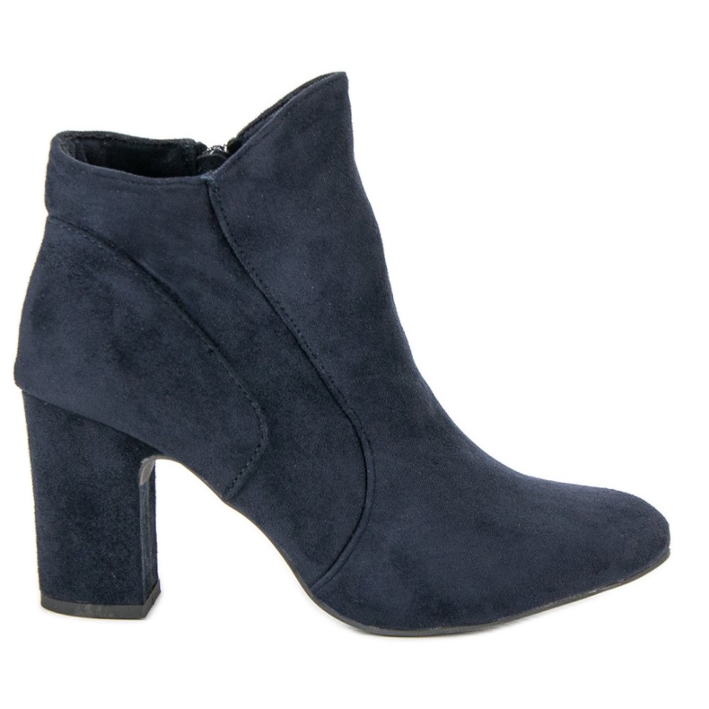 Kylie Botas de camurça elegantes azul