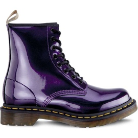 Dr. Martens Vegan 1460 Chrome Dark Purple Cromado Tinta Metálica tolet
