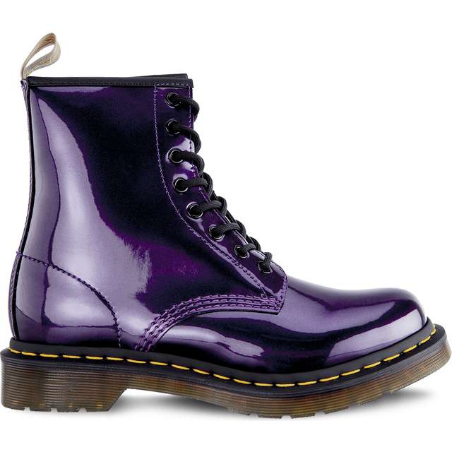 Dr. Martens Vegan 1460 Chrome Dark Purple Cromado Tinta Metálica tolet