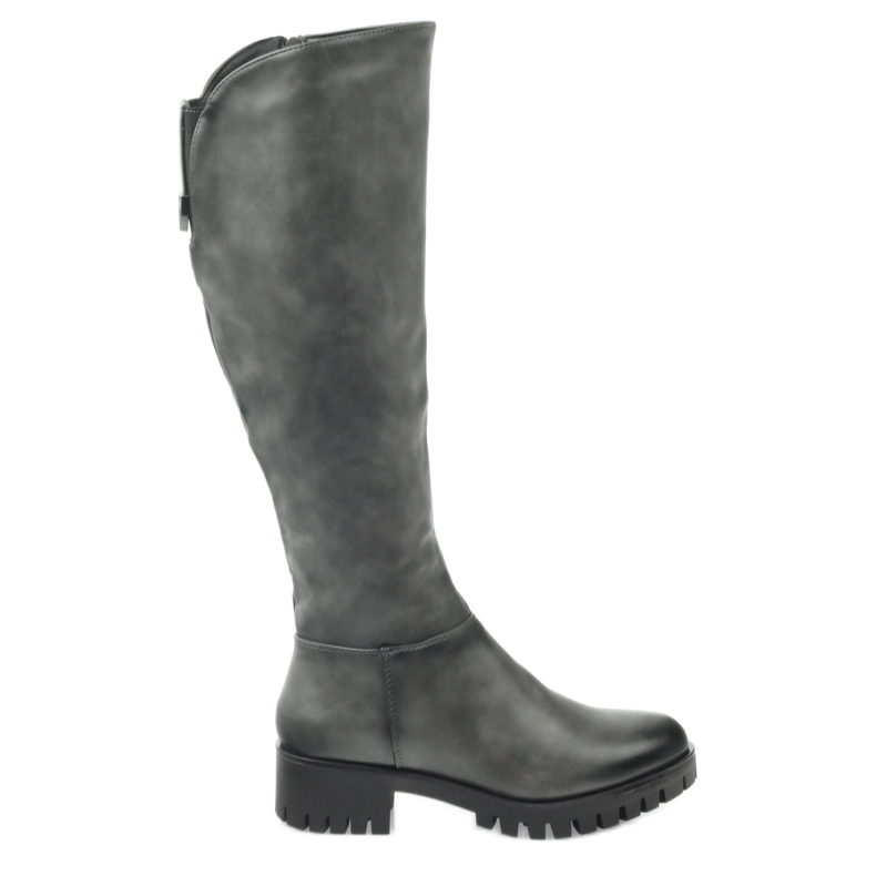 M.Daszyński Botas com fundo grosso Daszyński MR1813 cinza M.Daszyński Botas com fundo grosso Daszyński MR1813 cinza